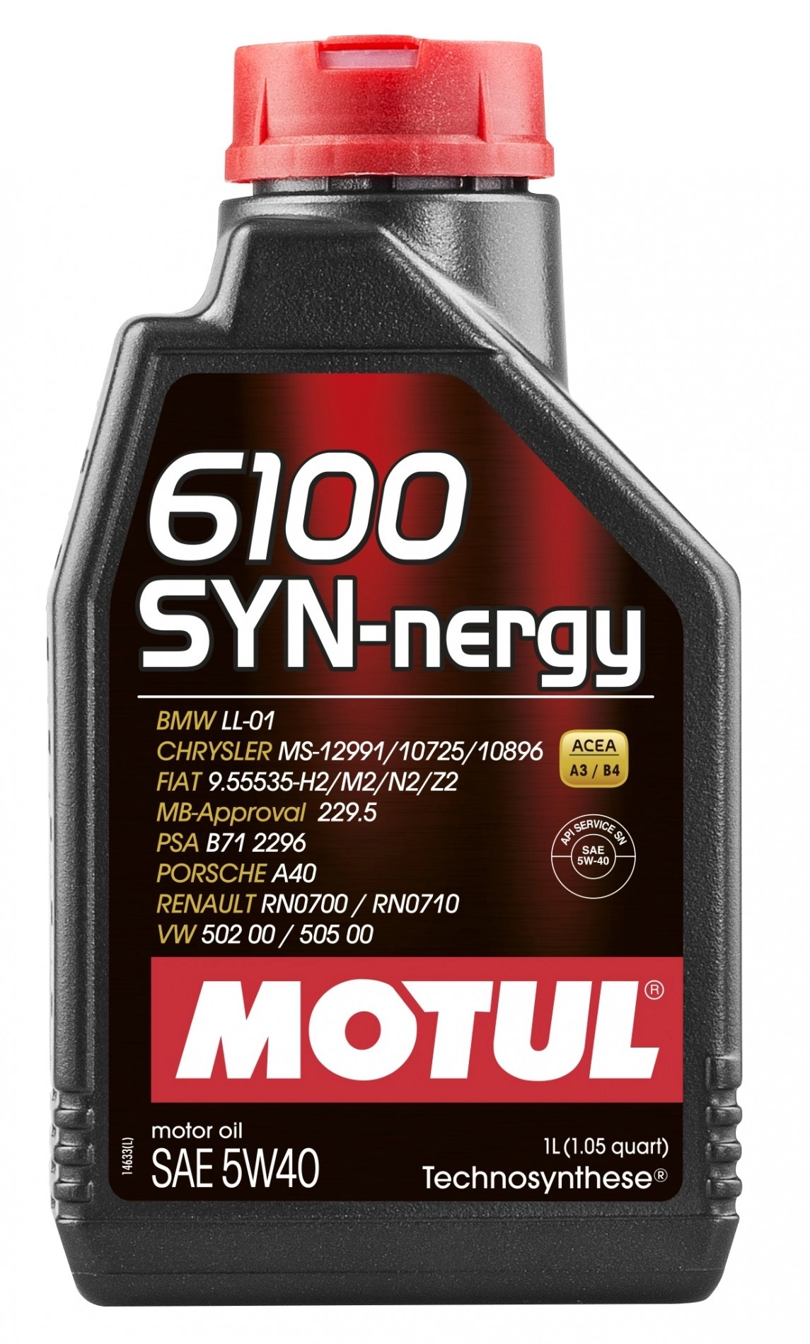 MOTUL Getriebeöl 6100 SYN-NERGY 5W40 (1L) Getriebeöl,Motoröl 5W-40  112925