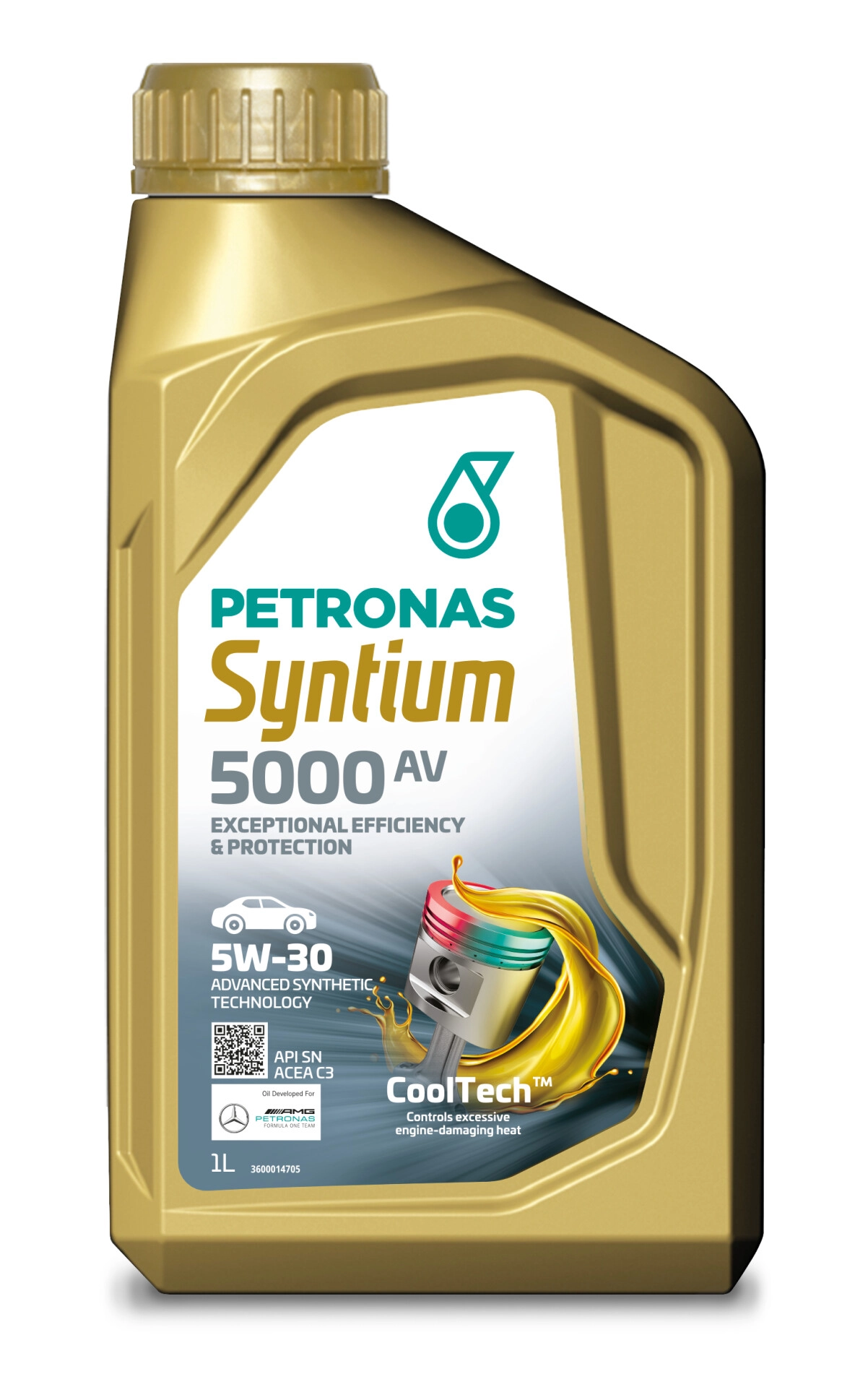 Petronas Lubricants SYNTIUM 5000 AV 5W-30 SN (1L) Motoröl  70950E18EU