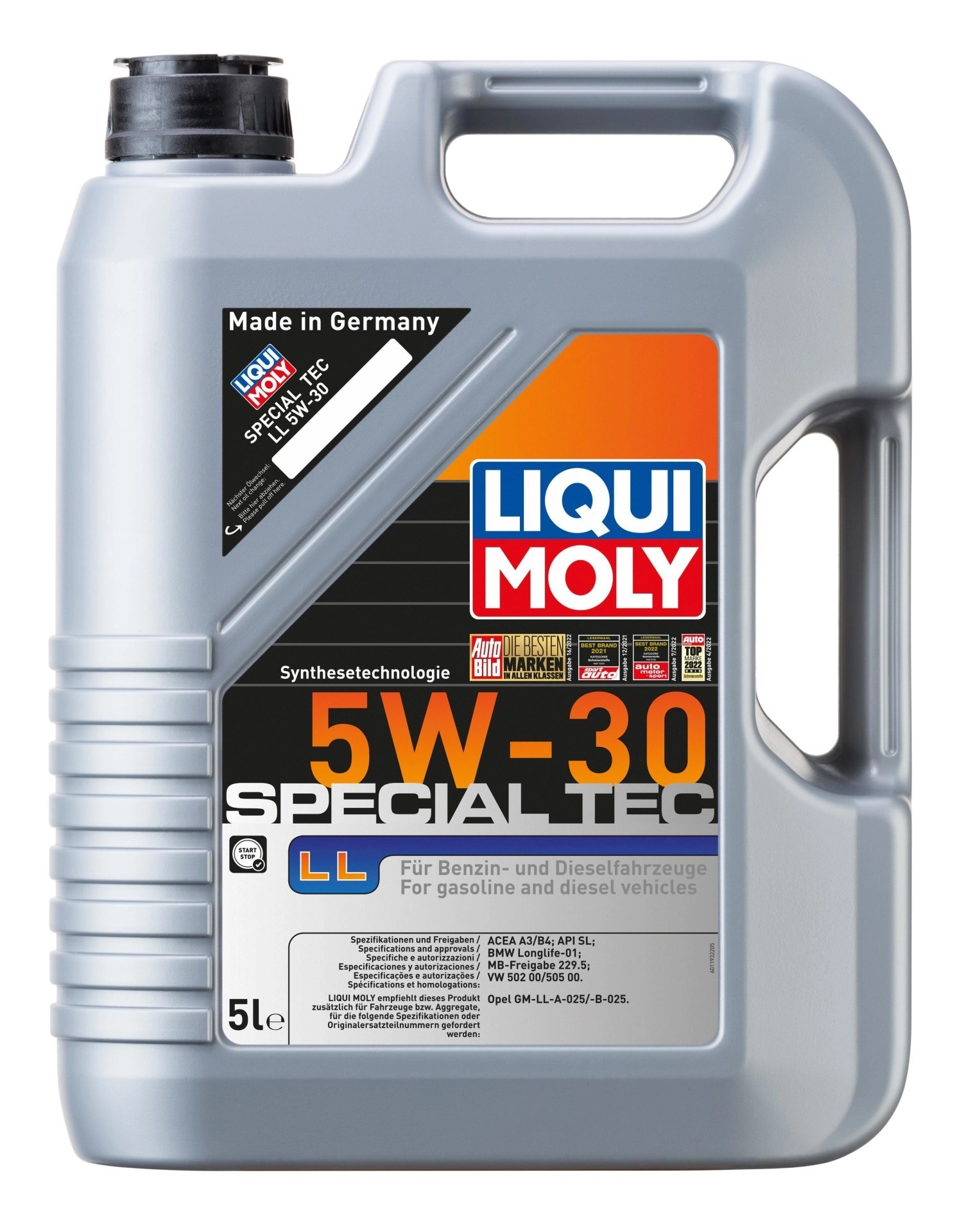 LIQUI MOLY Special Tec LL 5W-30 5l Motoröl  1193