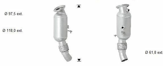 VEGAZ Katalysator  für BMW 18327645666 18307629250 BK-300