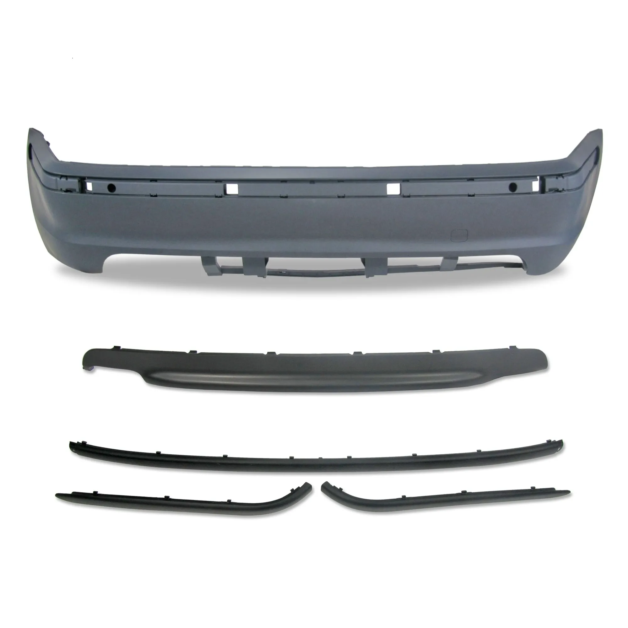Heck Stoßstange Schürze Hinten Spoiler Sport Look für BMW 3er E46 Limo 1998-05