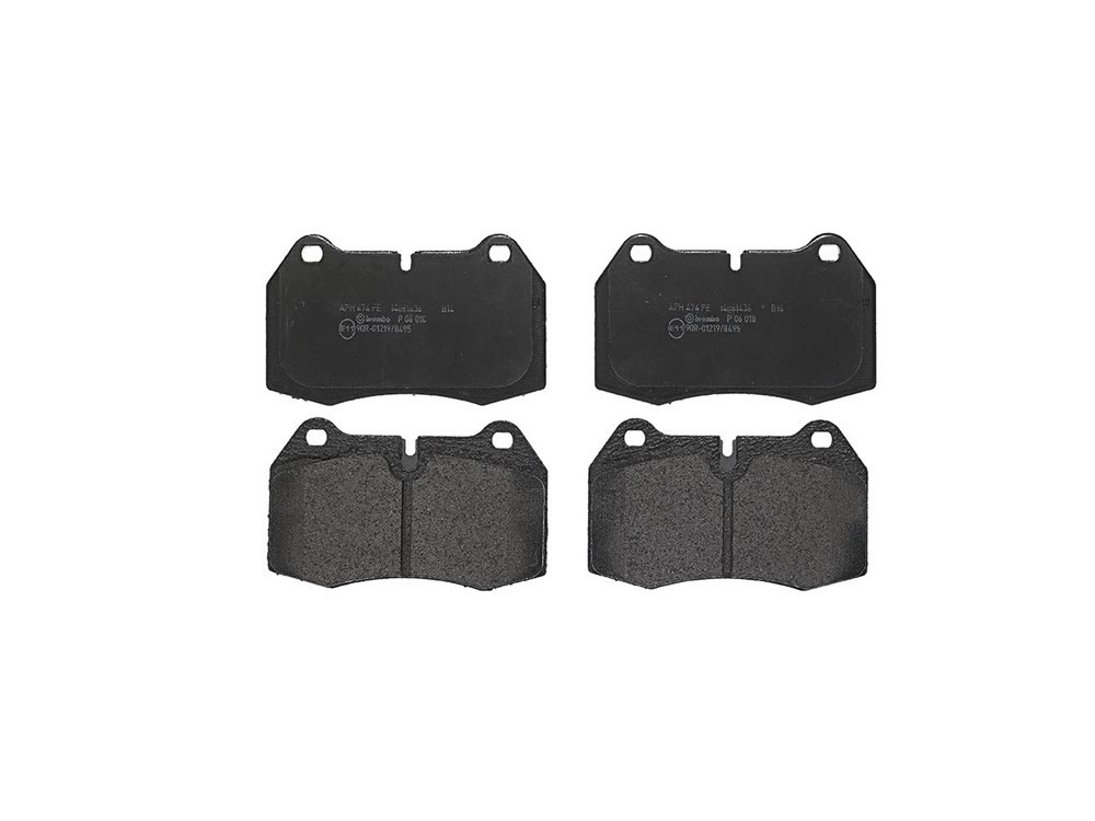 BREMBO Bremsbelagsatz, Scheibenbremse BREMSBELÄGE, RICHTUNGSGEBUNDEN vorne rechts links ohne Zubehör für BMW NISSAN MASERATI HONDA 4106012U87 41060AA3