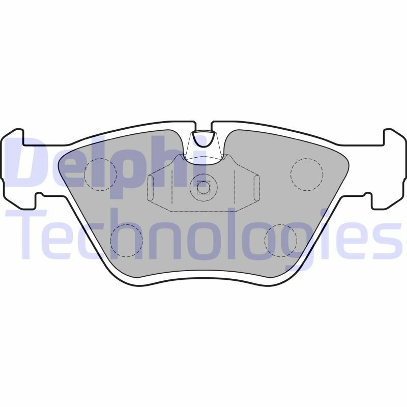 DELPHI Bremsbelagsatz, Scheibenbremse vorne rechts links ohne Zubehör für MG BMW ROVER SFP000040 SFP000041 34113404362 LP1843