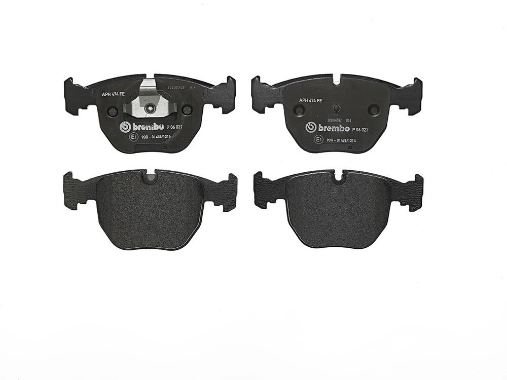 BREMBO Bremsbelagsatz, Scheibenbremse BREMSBELÄGE, RICHTUNGSGEBUNDEN vorne rechts links ohne Zubehör für BMW 34112180419 34112282090 34113427503 P 06