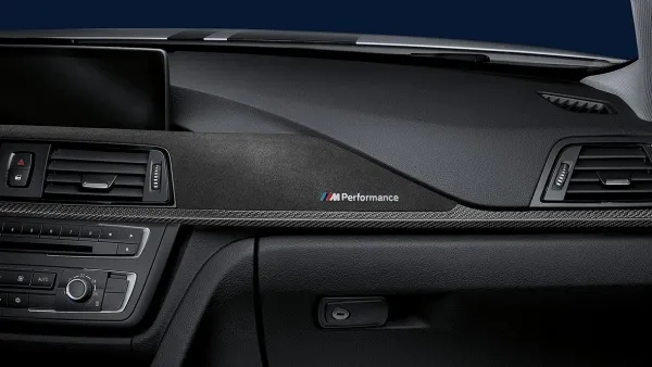 orig. BMW M Performance Interieurleisten Carbon Alcantara 4er F32 Coupé