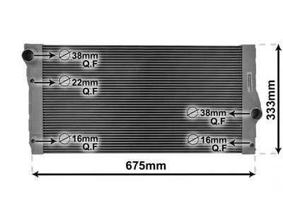 VAN WEZEL Kühler, Motorkühlung  für BMW 17107562587 7570096 06002355