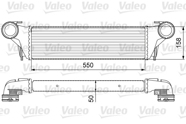 VALEO Ladeluftkühler  für BMW 17517791231 818618