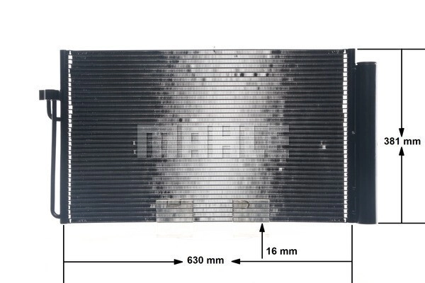 MAHLE Kondensator, Klimaanlage  für BMW 64538381362 64508361362 62118361362 AC 345 000S