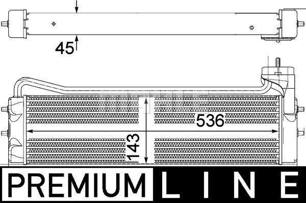 MAHLE Ölkühler, Motoröl BEHR HELLA SERVICE *** PREMIUM LINE  für BMW 17222282499 2282499 17222282699 CLC 110 000P