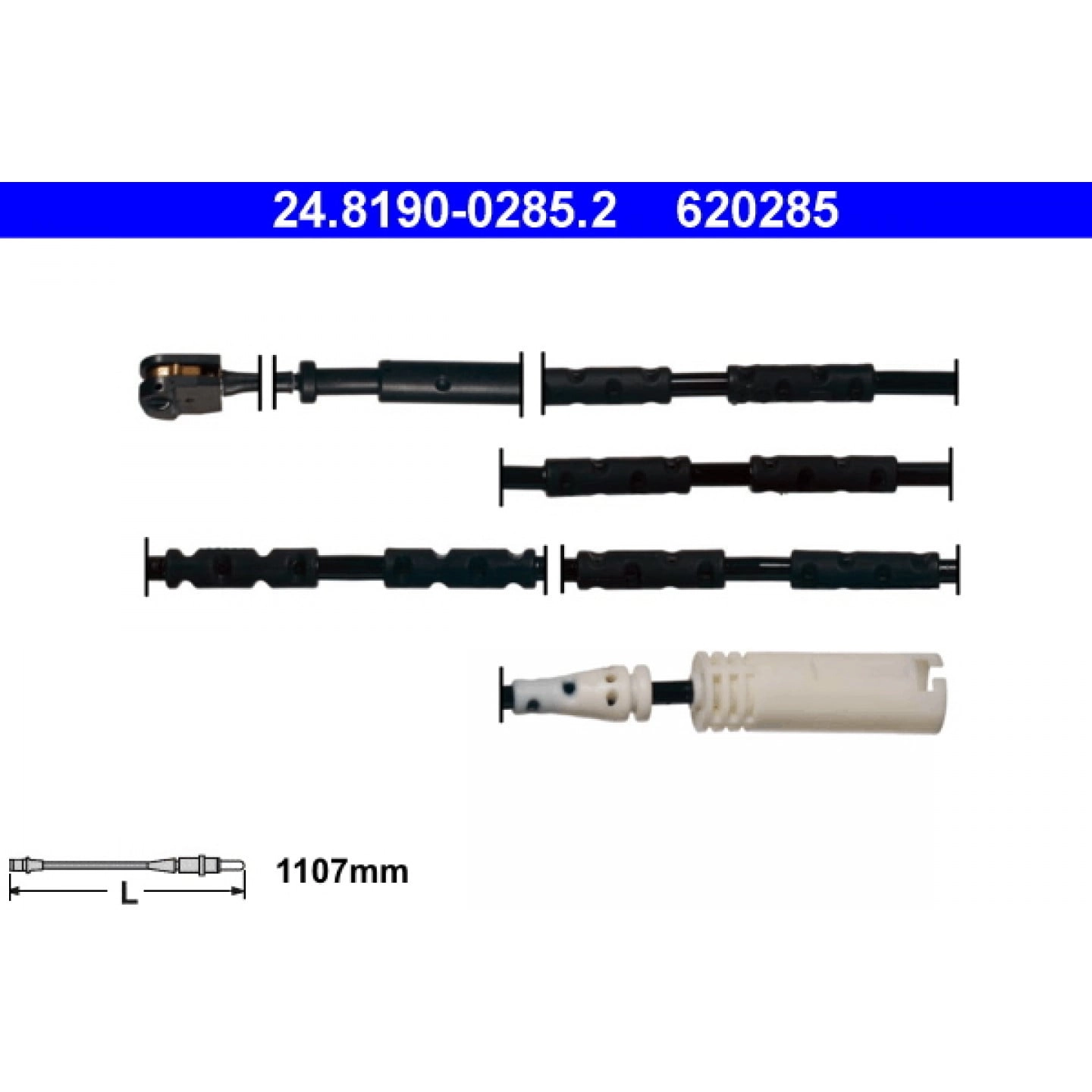 Warnkontakt, Bremsbelagverschleiß ATE 24.8190-0285.2