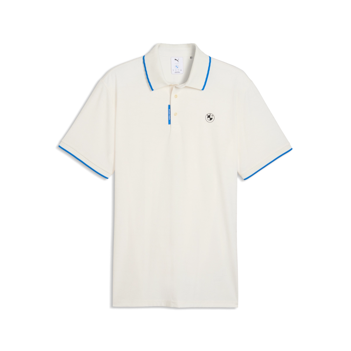 BMW Twisted Diamond Poloshirt Herren warmweiß