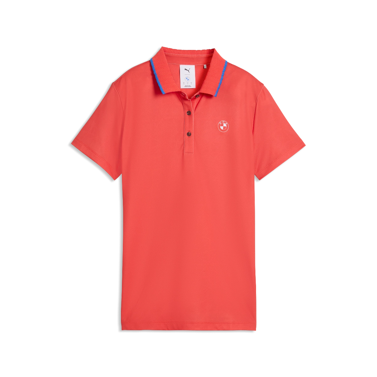 BMW Twisted Diamond Poloshirt Damen dunkles orange