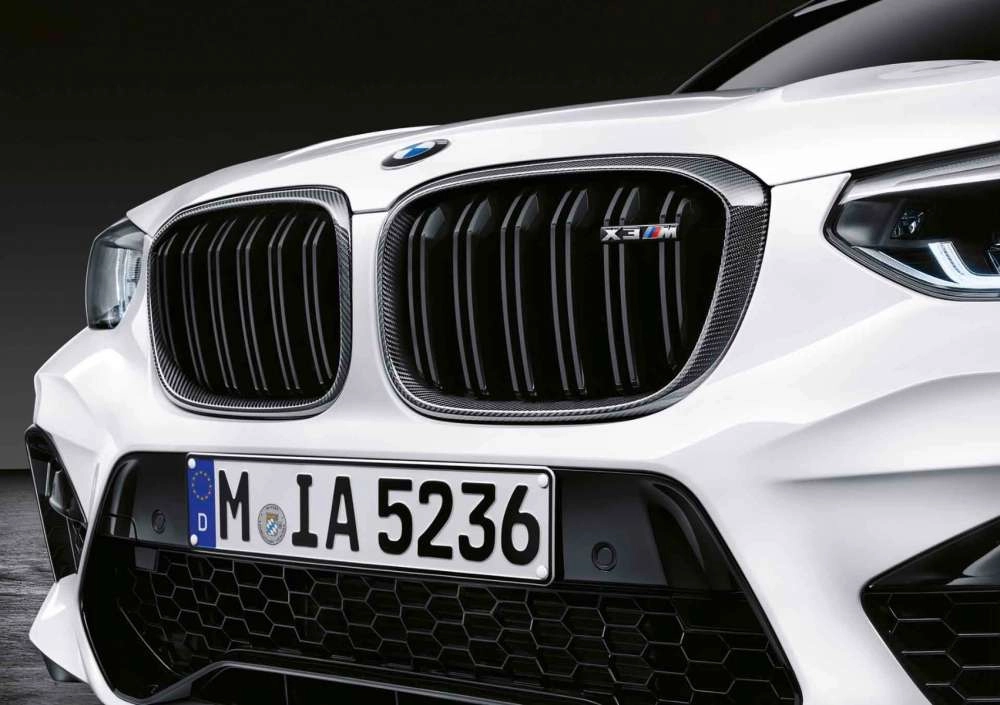 BMW Frontziergitter Carbon li. F98 51712462819