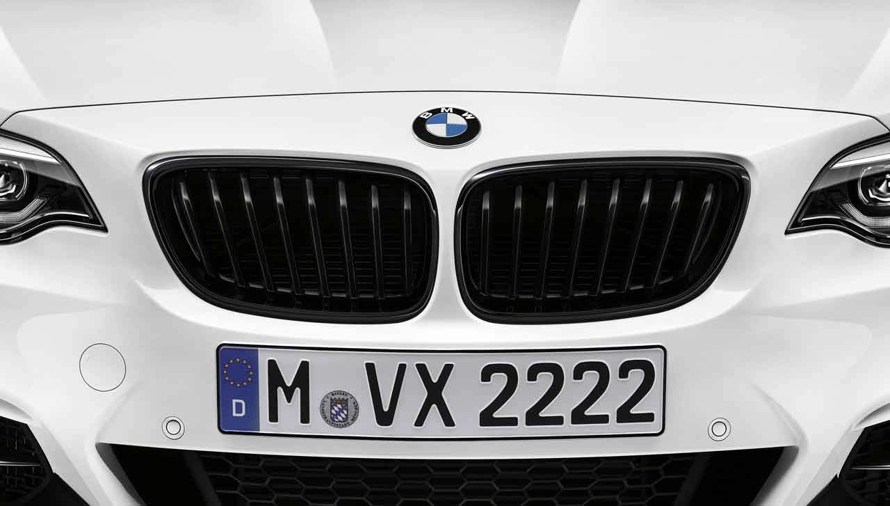 BMW M Performance Frontziergitter Schwarz hochglanz F22 F23