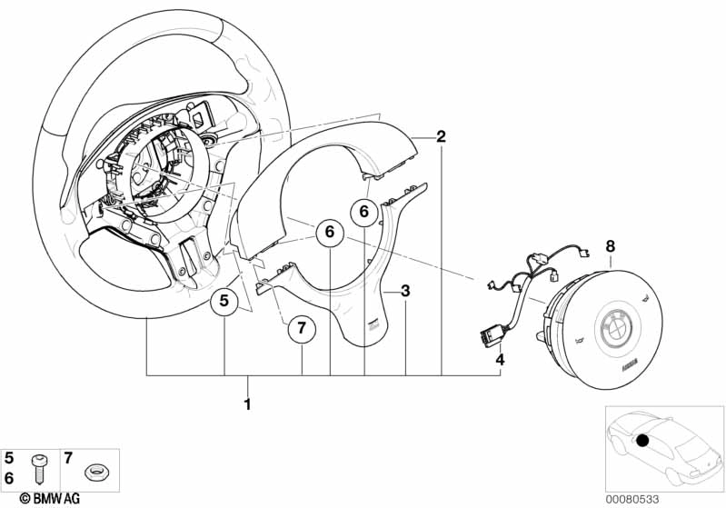 BMW Schraube, Torx-Antrieb 07129904977 - Bildposition 05