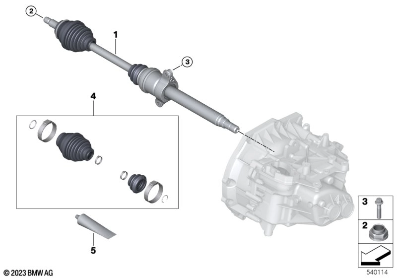 BMW Flachkopfschraube 07119907361 - Bildposition 03