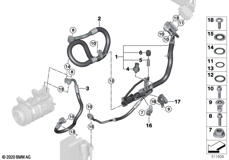 BMW ISA-Schraube 07129909416 - Bildposition 10