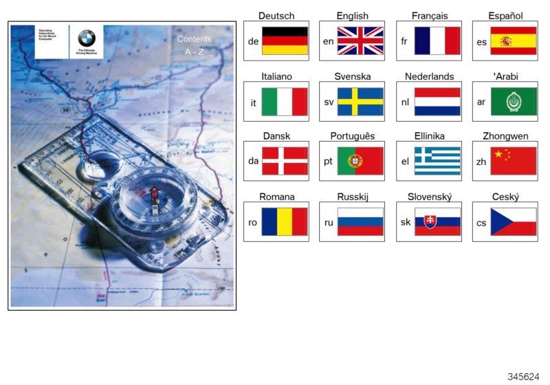 BMW Betriebsanleitung Deutsch Bordmonitor+TV+Navi 01400155580 - B