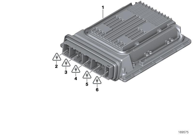 BMW Grundsteuergerät DME 12147607027 - Bildposition 01