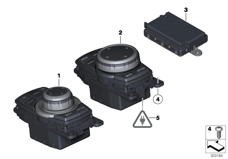 BMW Steuergerät Controller Touch F01 F02 F06 F07 F10 F11 F12 F13