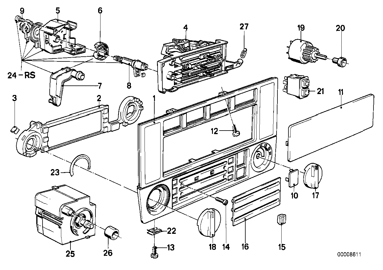 BMW Steuergerät 64111386822 - Bildposition 25