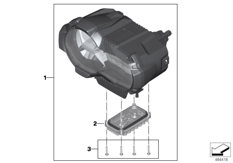 BMW Steuergerät LED-Scheinwerfer K08 K09 K50 K51 K54 K67 K80 K81
