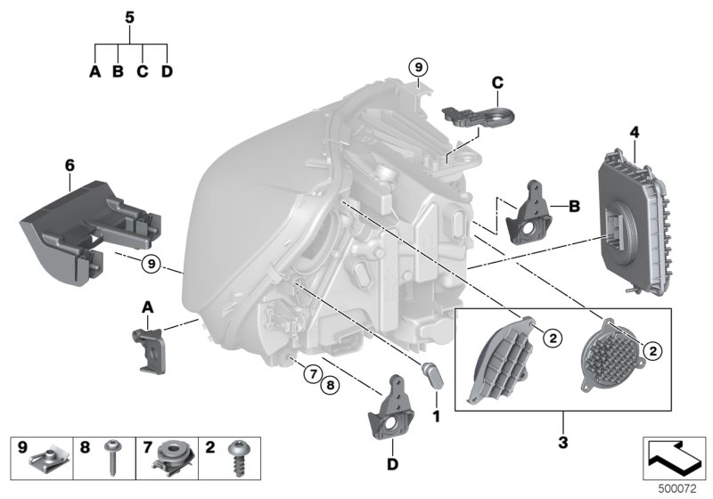 BMW Steuergerät Frontlichtelektronik F39 F45 F46 F48 F54 F56 F56E