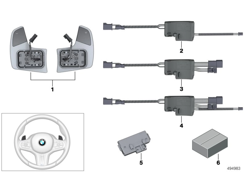 BMW Steuergerät HOD F90 F91 F92 F95 F96 F97 F98 G01 G02 G05 G06 G