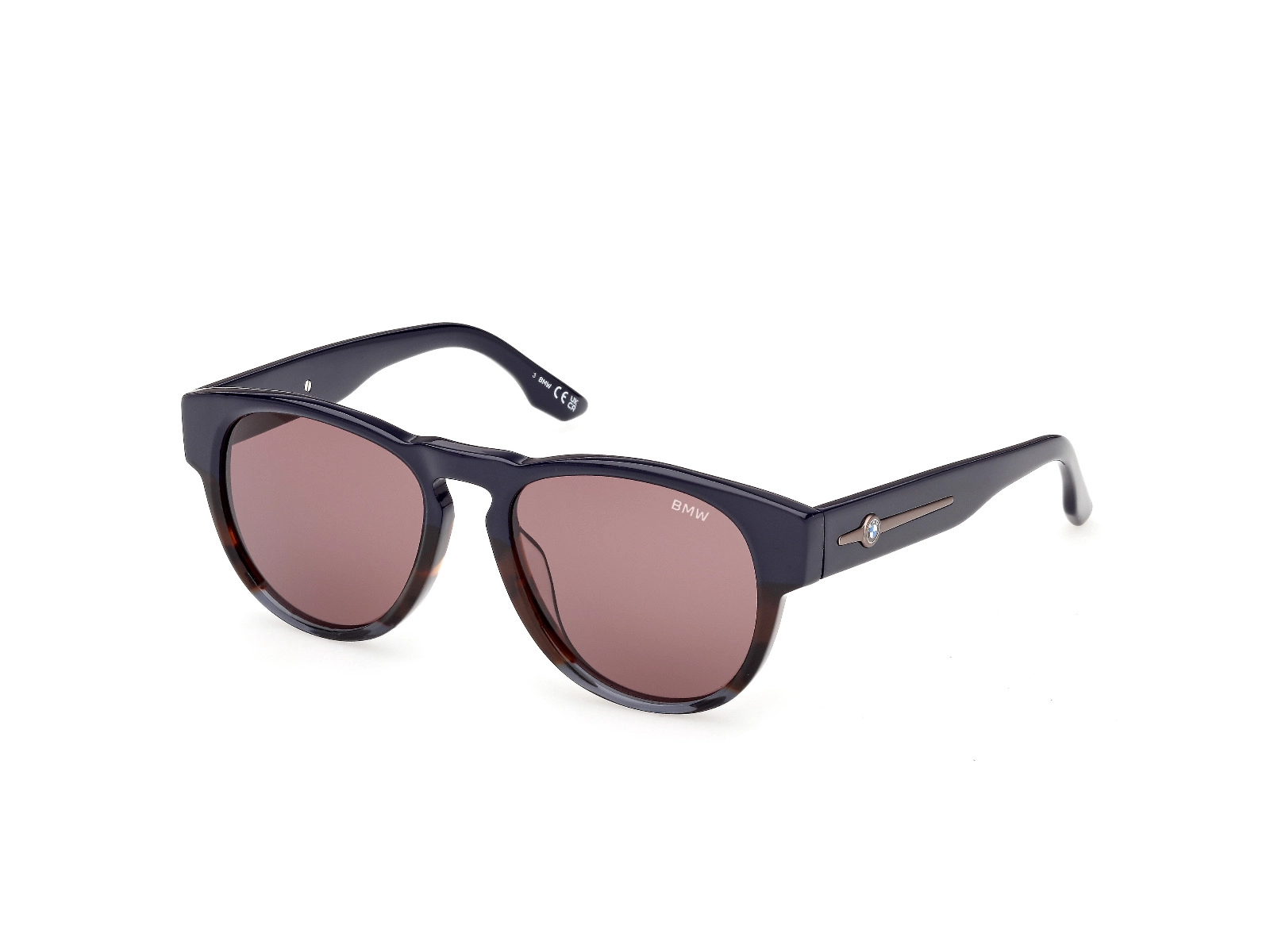 BMW Sonnenbrille Panto Herren blau havana