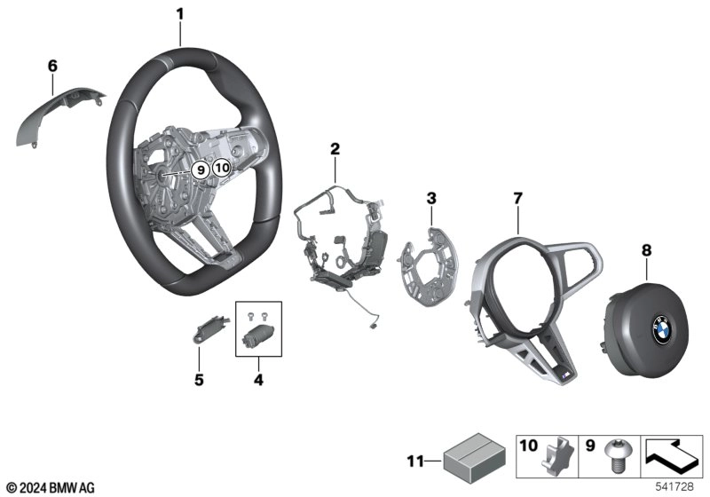 BMW M Sportlenkrad 32305A8A8F3 - Bildposition 01