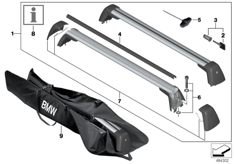 BMW Satz Befestigungsschrauben 82792456498 - Bildposition 06