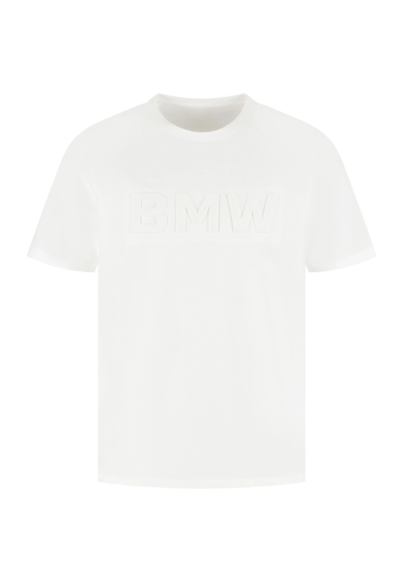BMW T-Shirt geprägt unisex weiß