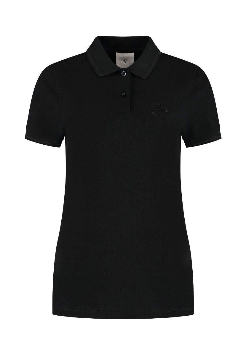 BMW Poloshirt Damen schwarz
