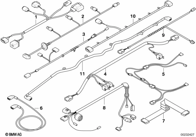 BMW Kabelbaum Verdeck 54347123318 - Bildposition 05