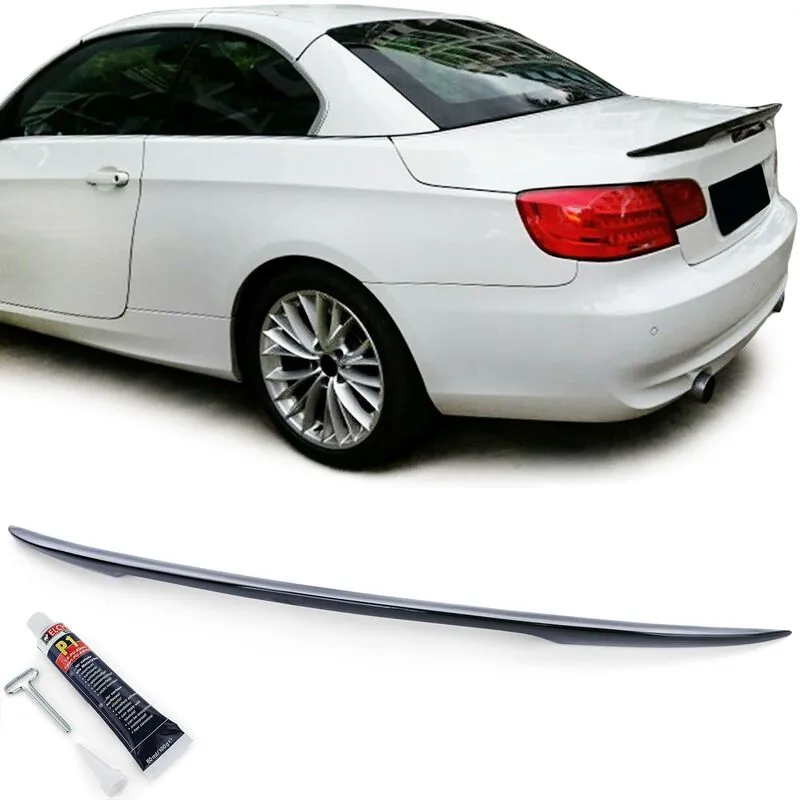 Sport Heckspoiler Lippe Schwarz Glanz BMW 3er E93 Cabrio 06-13