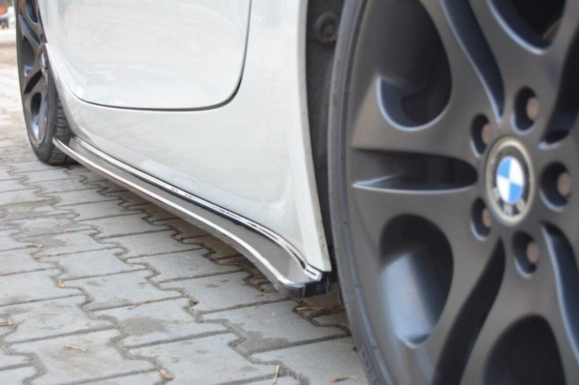 Seitenschweller Ansatz (Paar) passend für BMW Z4 E85 / E86 schwarz Hochglanz