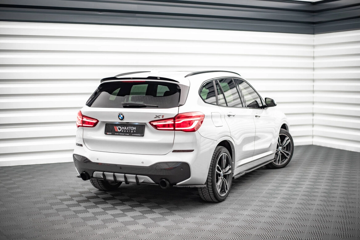 Seitenschweller Ansatz (Paar) passend für BMW X1 M-Paket F48 / F48 FL schwarz Hochglanz