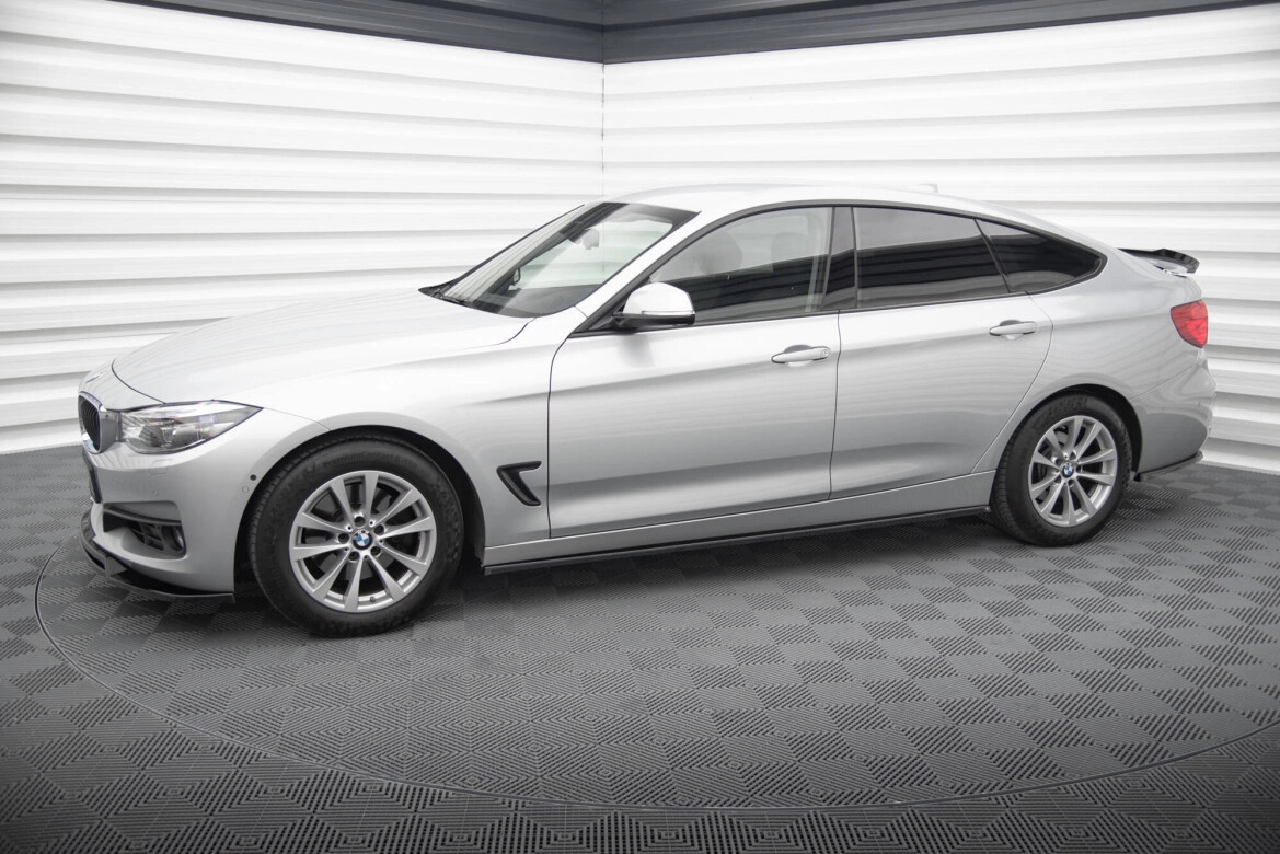 Seitenschweller Ansatz (Paar) passend für BMW 3er GT F34 schwarz Hochglanz