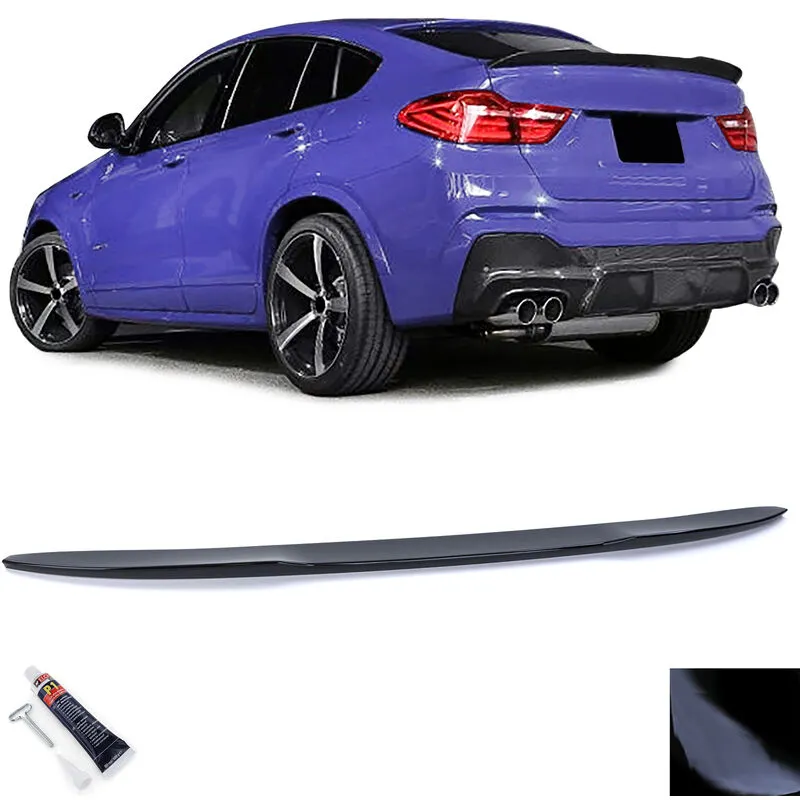 Sport Heckspoiler Lippe Performance Schwarz Glanz BMW X4 F26 14-17