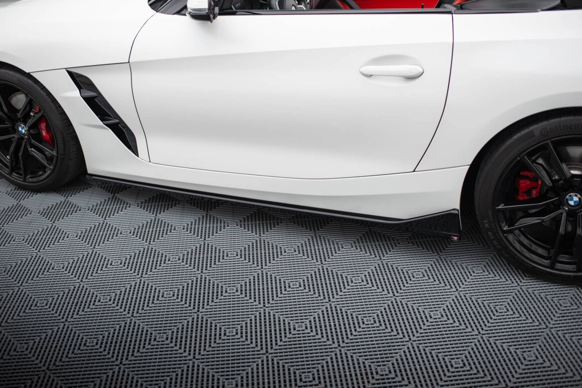 Seitenschweller Ansatz (Paar) passend für BMW Z4 M40i / M-Paket G29 FL schwarz Hochglanz