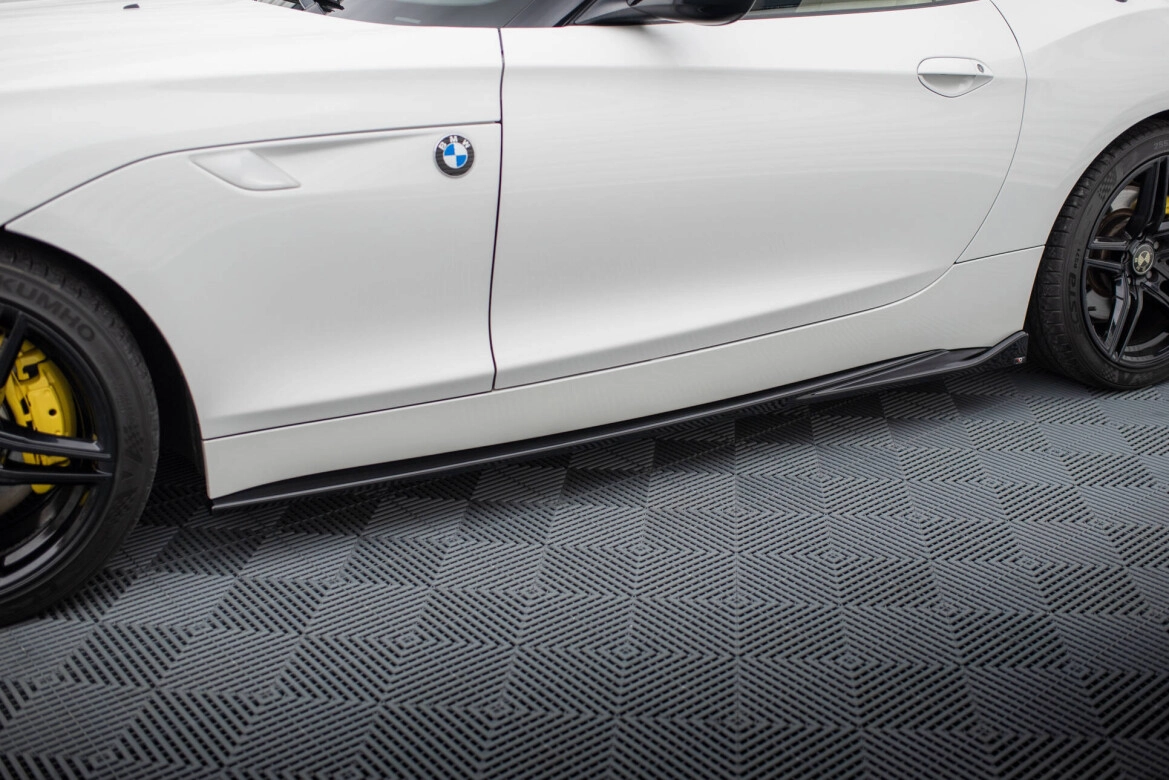 Seitenschweller Ansatz (Paar) passend für BMW Z4 E89 schwarz Hochglanz