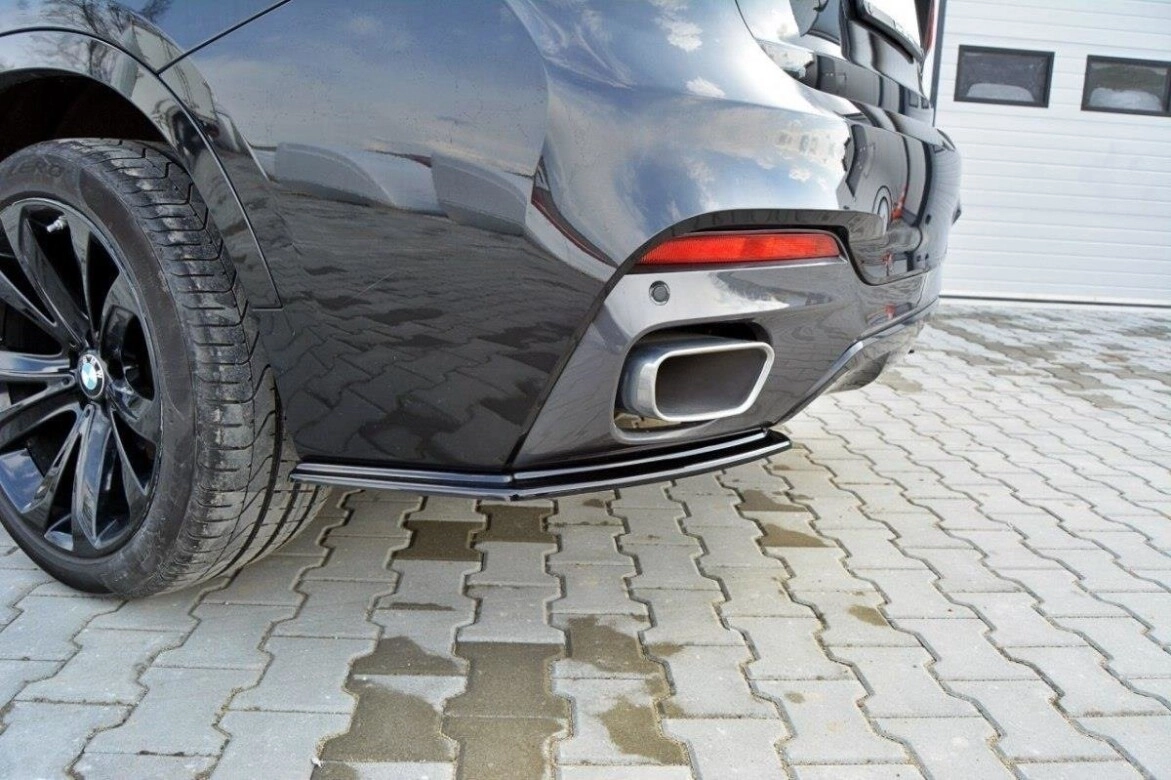 Diffusor Flaps passend für BMW X6 F16 M Paket schwarz Hochglanz