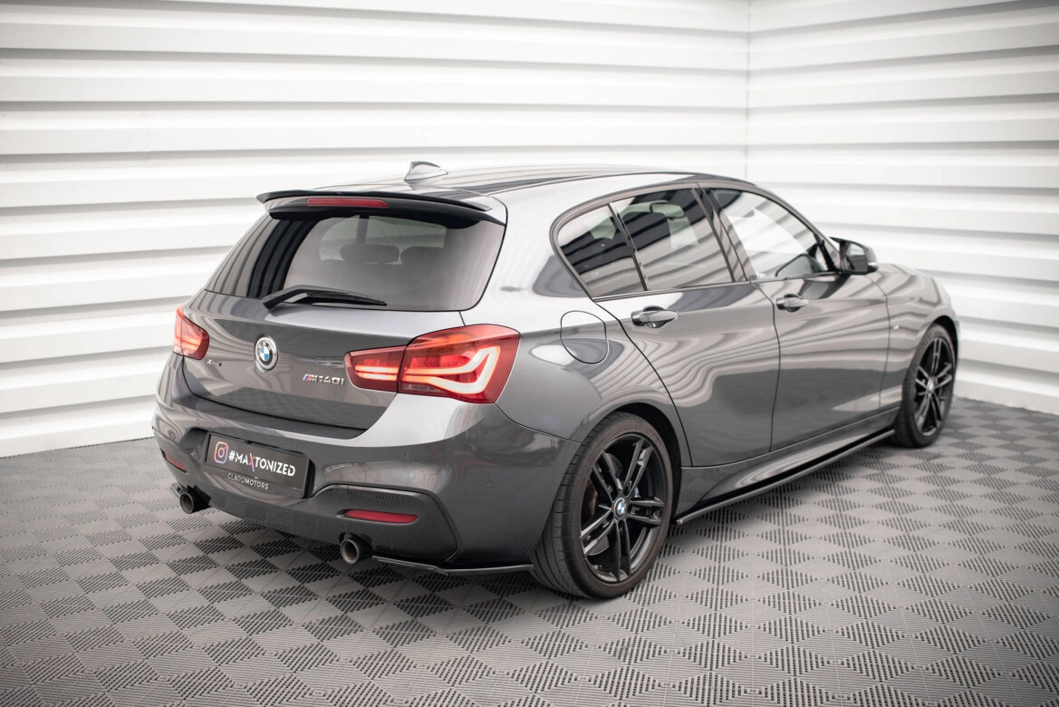 Diffusor Flaps passend für BMW 1er F20/F21 M-Power FL schwarz Hochglanz