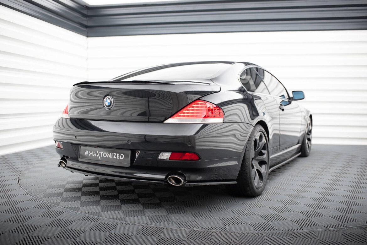 Diffusor Flaps passend für BMW 6er Coupe E63 / Cabrio E64 schwarz Hochglanz