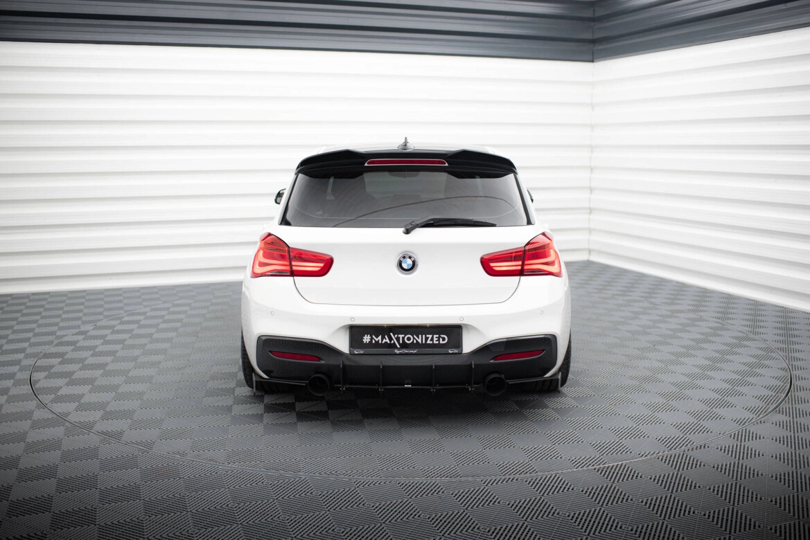 Diffusor Flaps passend für BMW 1er F20/F21 M-Power FL schwarz matt