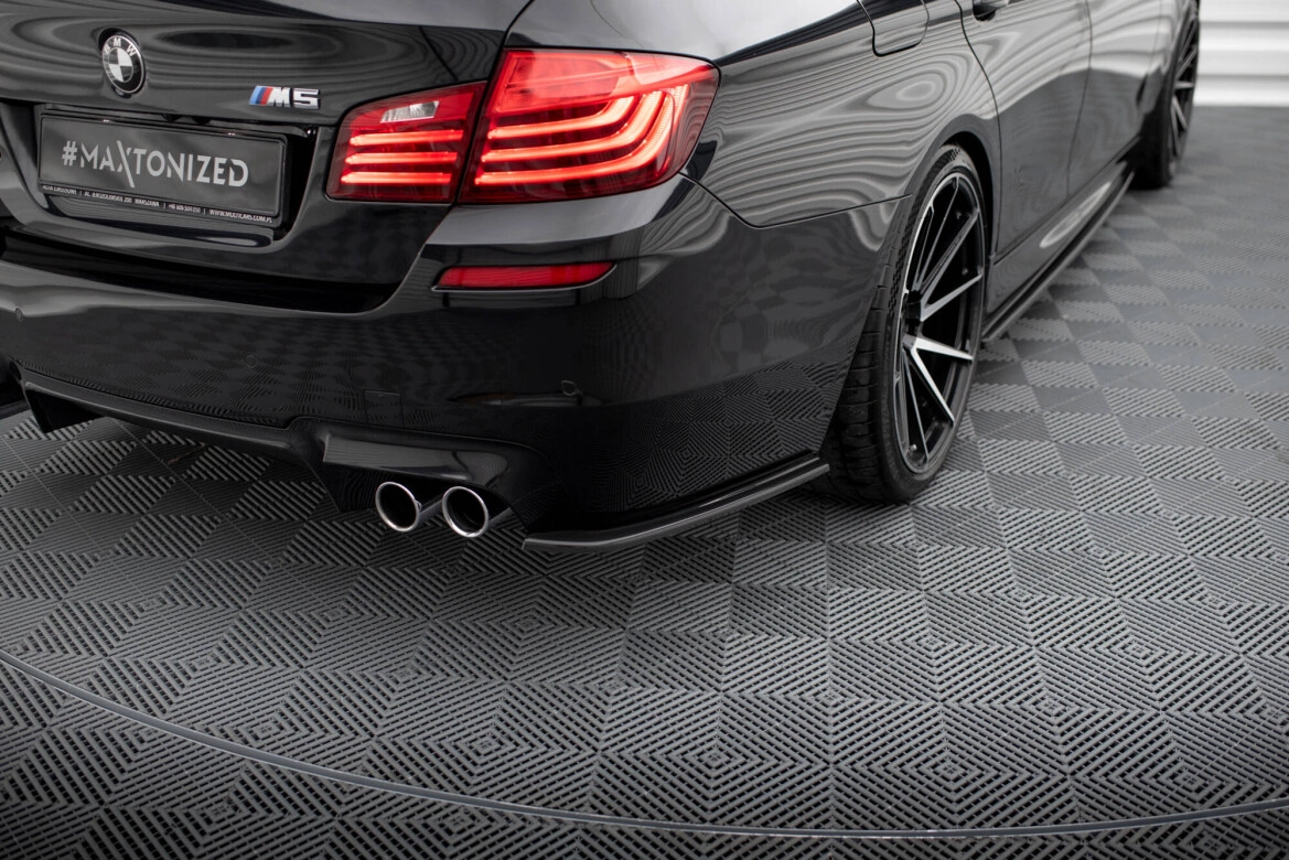 Diffusor Flaps passend für BMW M5 F10 schwarz Hochglanz