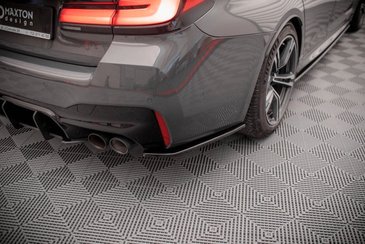 Diffusor Flaps passend für BMW M5 F90 schwarz Hochglanz