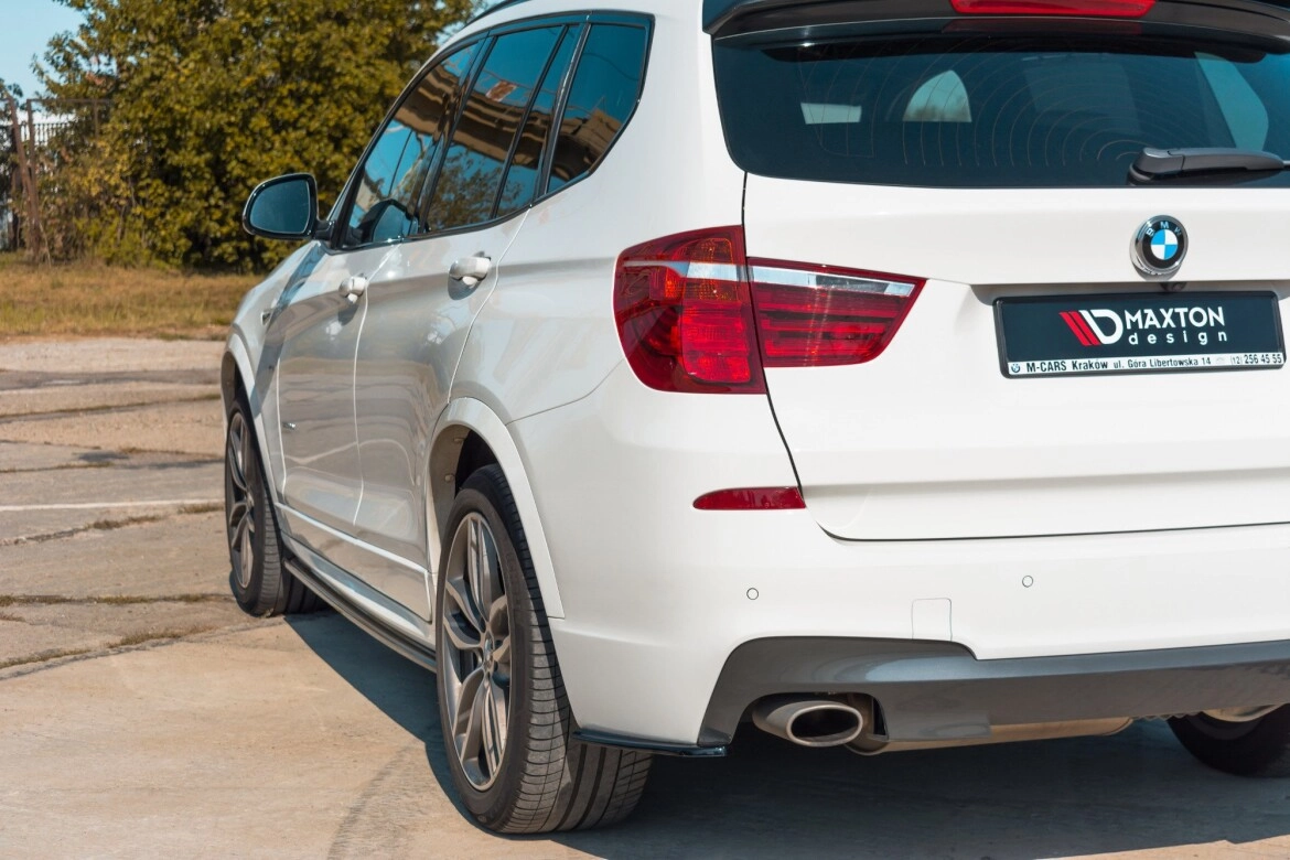 Diffusor Flaps passend für BMW X3 M-Paket F25 FL schwarz Hochglanz