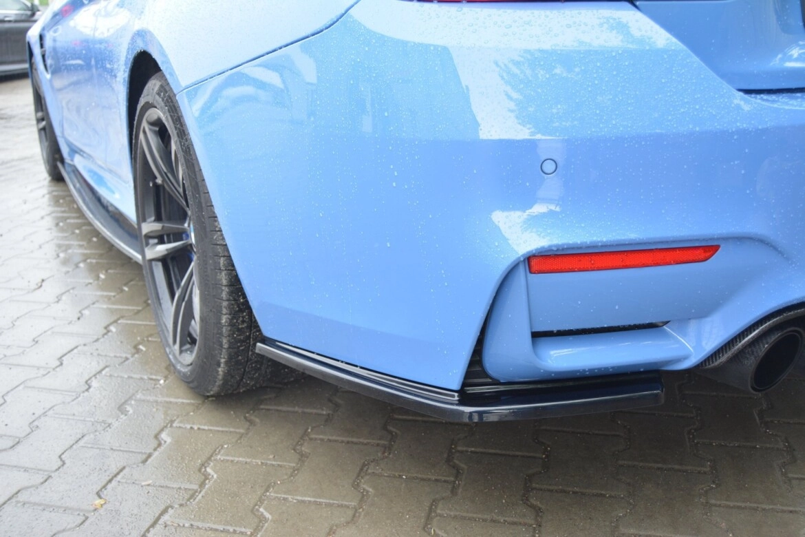 Diffusor Flaps V.1 passend für BMW M4 F82 schwarz Hochglanz
