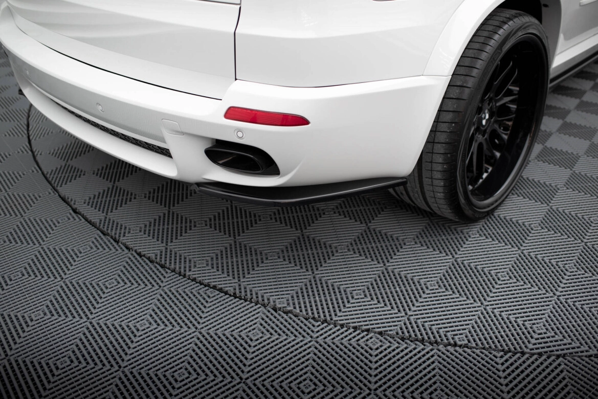 Diffusor Flaps passend für BMW X5 E70 FL M Paket schwarz Hochglanz